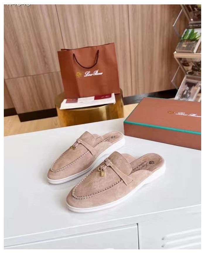 Loro Piana Suede Mules