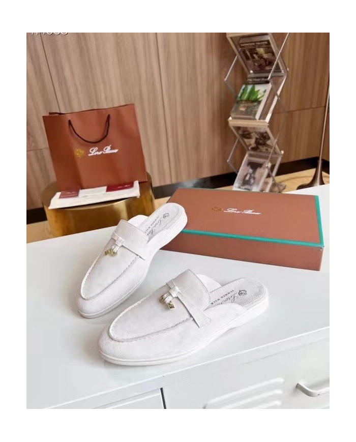 Loro Piana Suede Mules