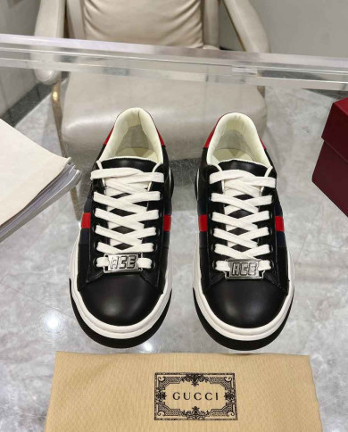 Gucci Unisex Leather Sneakers