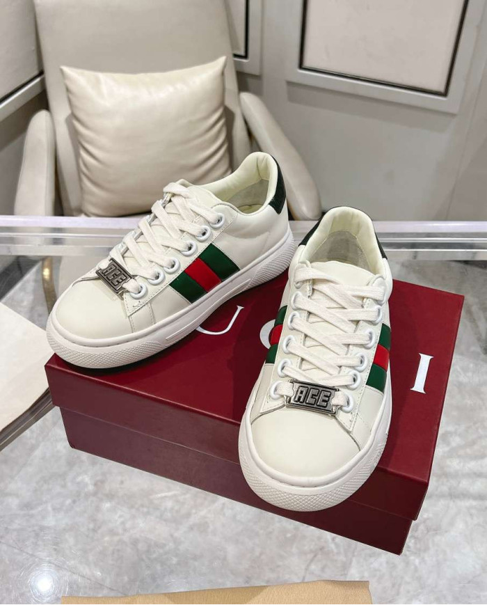 Gucci Unisex Leather Sneakers