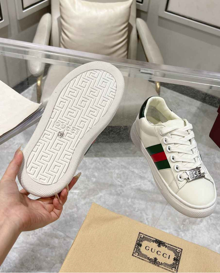 Gucci Unisex Leather Sneakers