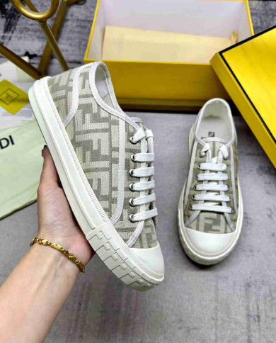 Fendi FF Jacquard Sneakers