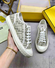Fendi FF Jacquard Sneakers