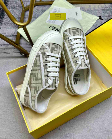 Fendi FF Jacquard Sneakers