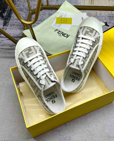 Fendi FF Jacquard Sneakers