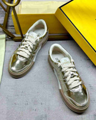 Fendi Velvet Suede Sneakers