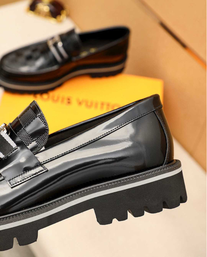 Louis Vuitton Italian Patent Leather Loafers
