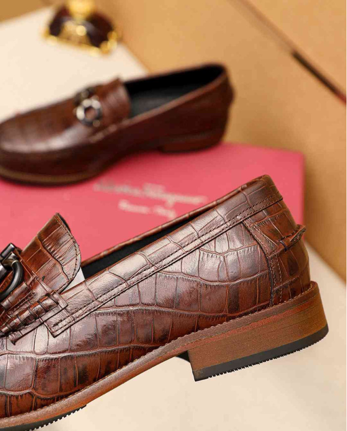 Salvatore Ferragamo Leather Loafers