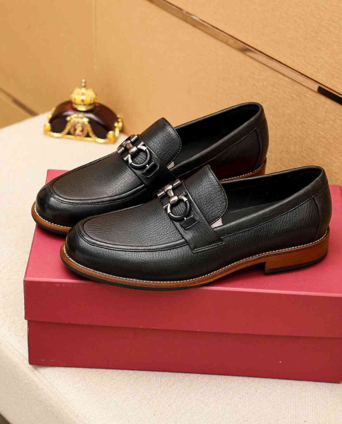 Salvatore Ferragamo Leather Loafers