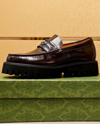 Gucci Lug Sole Loafers