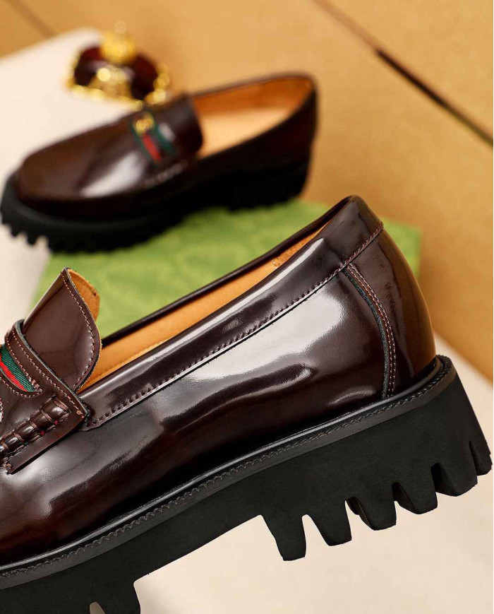 Gucci Lug Sole Loafers