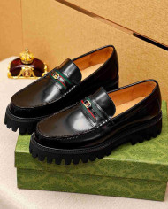 Gucci Lug Sole Loafers
