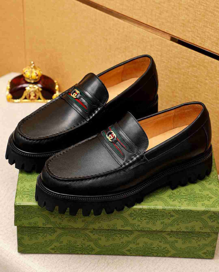 Gucci Lug Sole Loafers