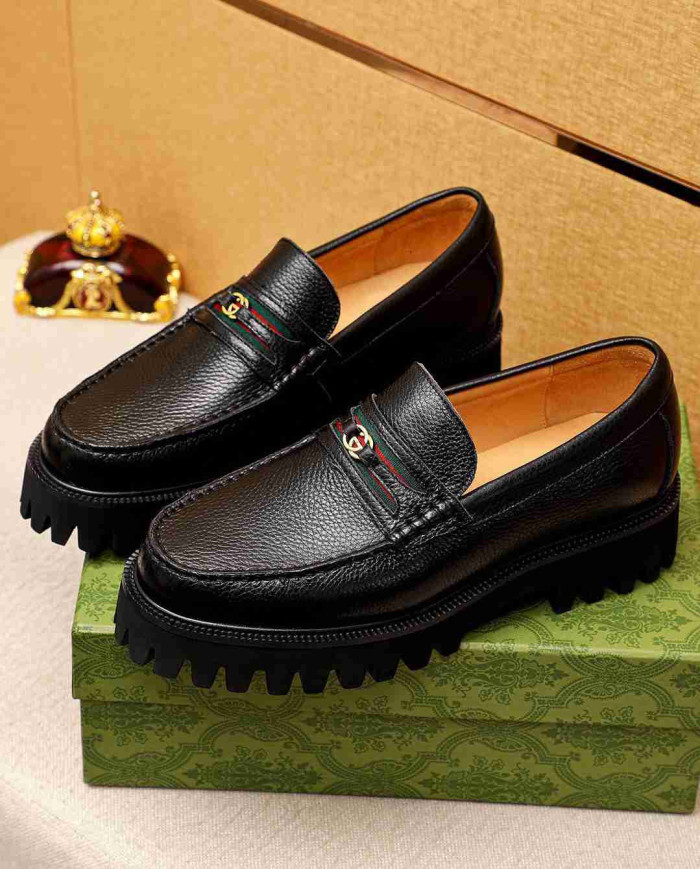 Gucci Lug Sole Loafers