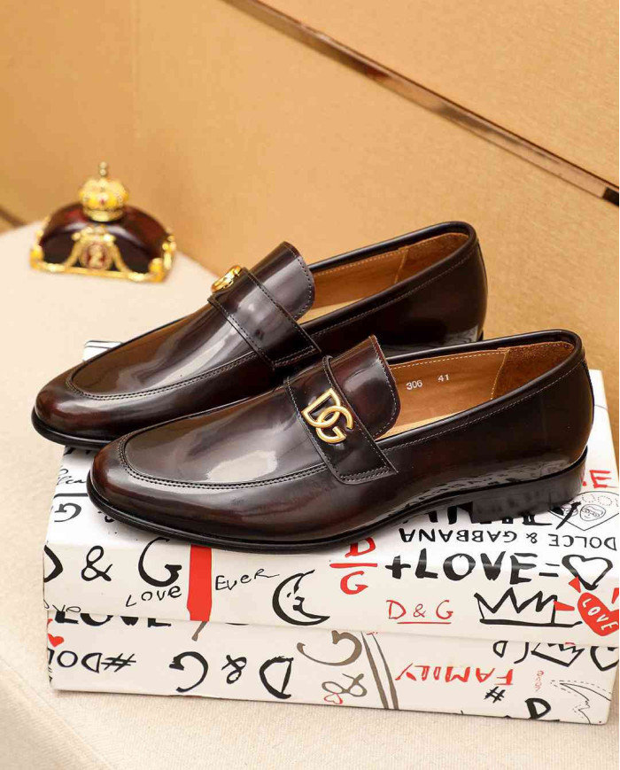 Dior Italian Leather Brogue Dress Shoes