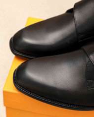 Louis Vuitton Leather Monk Strap Dress Shoes