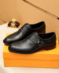Louis Vuitton Leather Monk Strap Dress Shoes