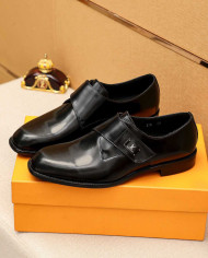 Louis Vuitton Leather Monk Strap Dress Shoes