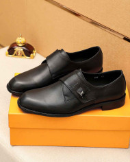 Louis Vuitton Leather Monk Strap Dress Shoes