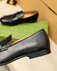 Gucci Patent Leather Loafers with Buckle