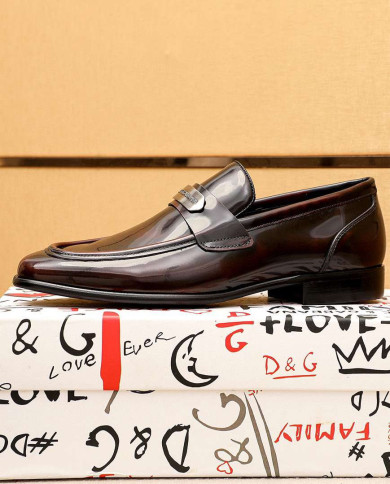 Dolce & Gabbana Leather Loafers with Buckle