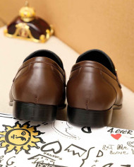 Gucci Leather Horsebit Loafers