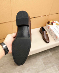 Gucci Leather Horsebit Loafers