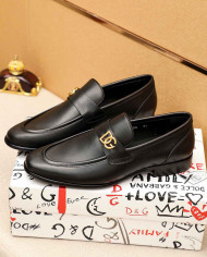 Gucci Leather Horsebit Loafers