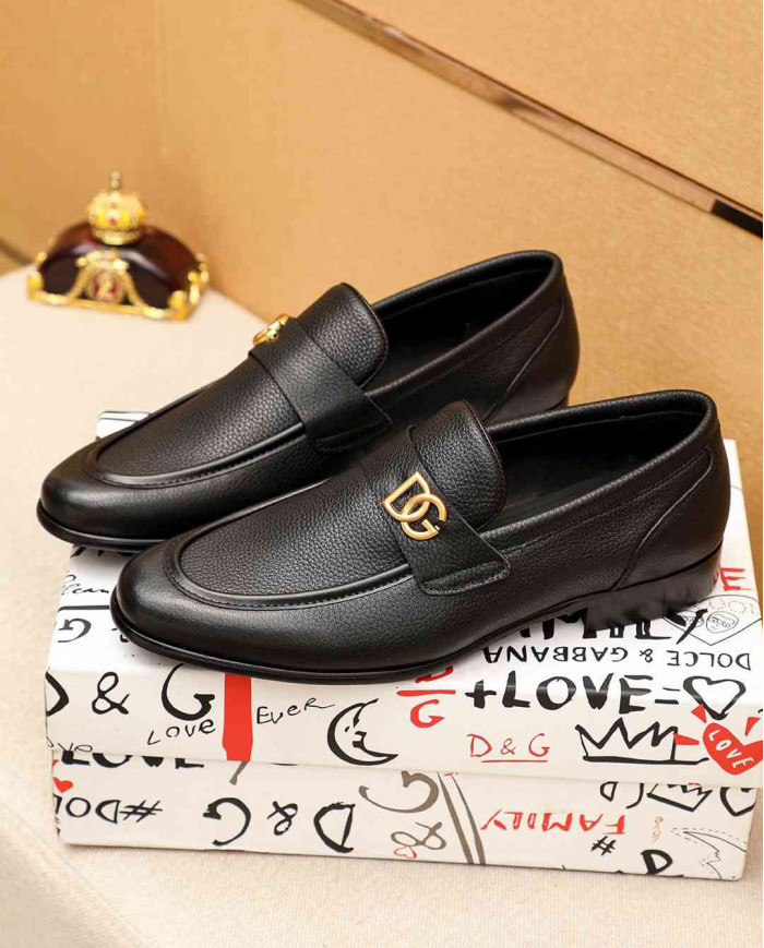 Gucci Leather Horsebit Loafers