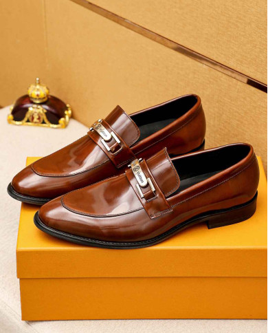 Louis Vuitton Luxury Business Casual Men's Loafers