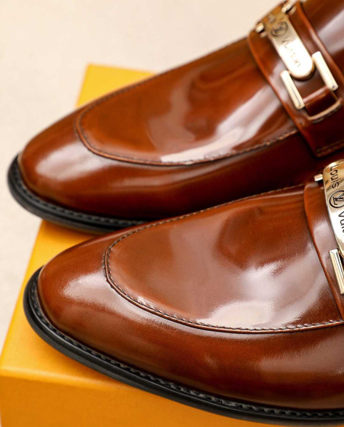 Louis Vuitton Luxury Business Casual Men's Loafers
