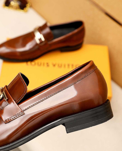 Louis Vuitton Luxury Business Casual Men's Loafers