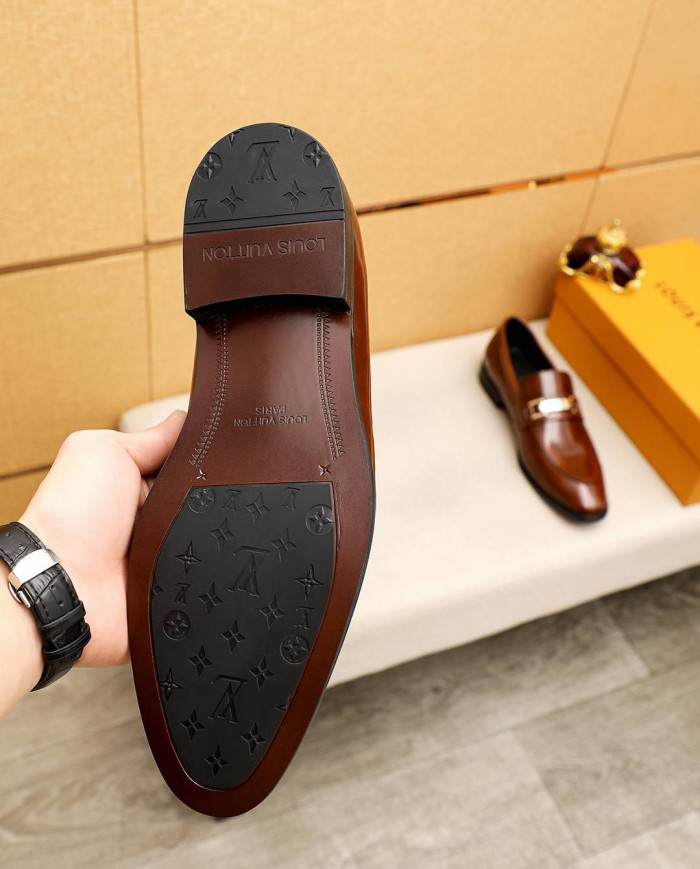Louis Vuitton Luxury Business Casual Men's Loafers