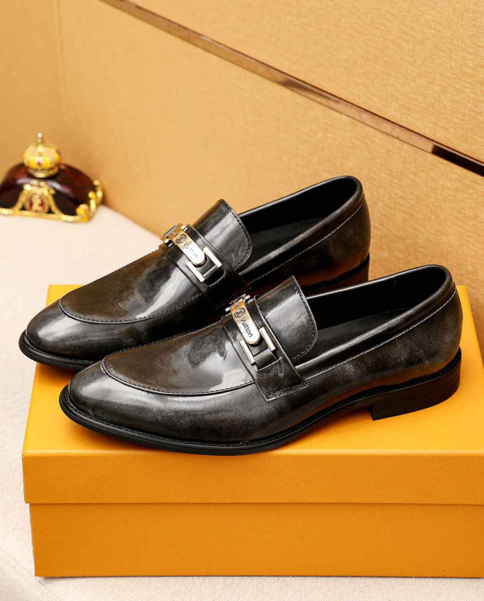 Louis Vuitton Luxury Business Casual Men's Loafers