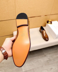 Versace Men's Crocodile Loafers