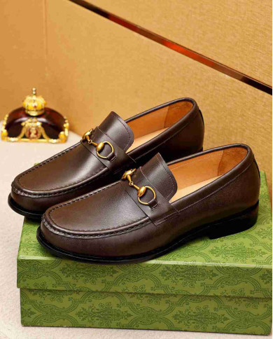 Gucci Men's Imported Calfskin Loafers