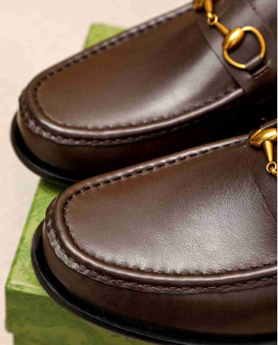 Gucci Men's Imported Calfskin Loafers