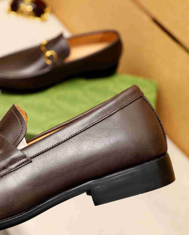 Gucci Men's Imported Calfskin Loafers