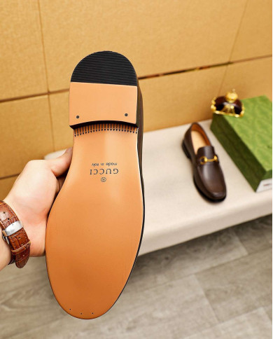 Gucci Men's Imported Calfskin Loafers