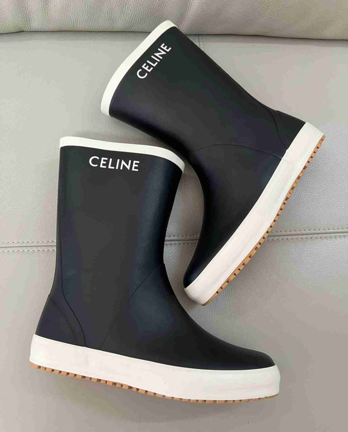 Celine Women's Flat Rain Boots