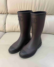 Chanel Women's Mid Calf Rain Boots