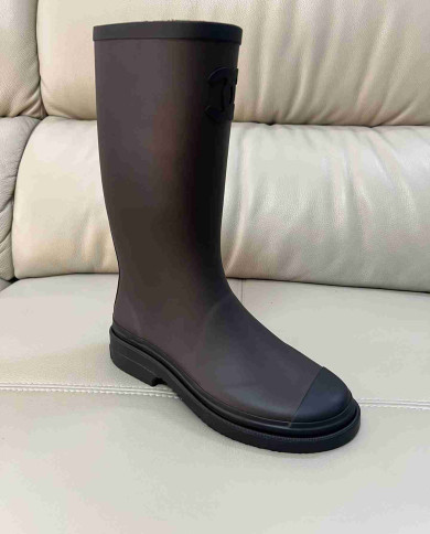 Chanel Women's Mid Calf Rain Boots