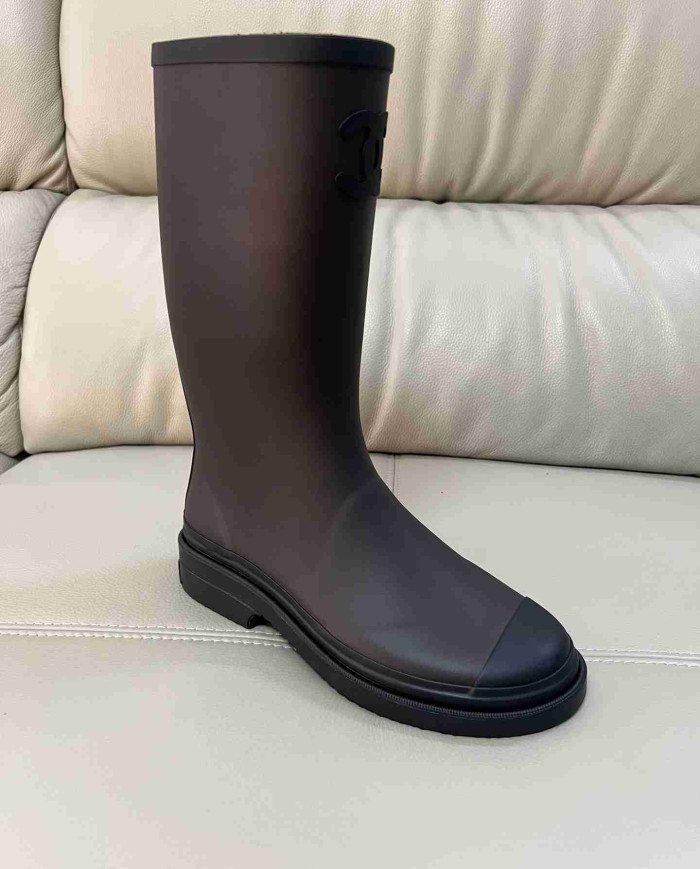 Chanel Women's Mid Calf Rain Boots