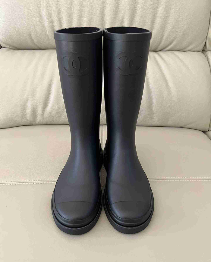 Chanel Women's Mid Calf Rain Boots