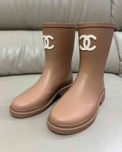 Chanel Women's Mid Calf Rain Boots