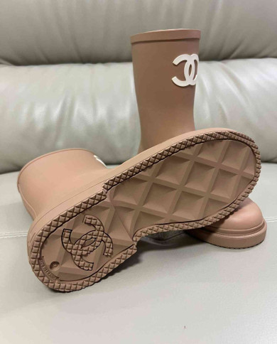 Chanel Women's Mid Calf Rain Boots