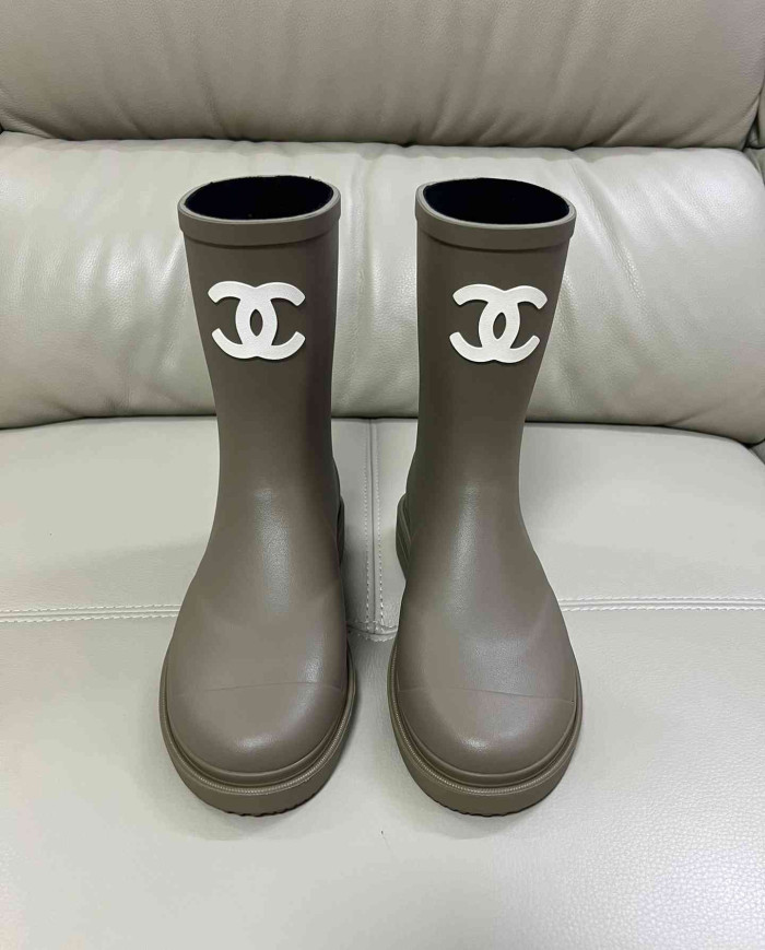 Chanel Women's Mid Calf Rain Boots