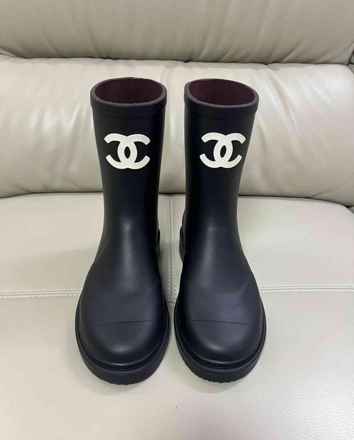 Chanel Women's Mid Calf Rain Boots