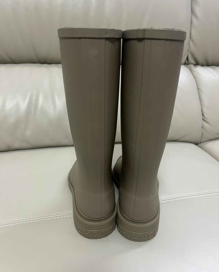 Chanel Women's Mid Calf Rain Boots