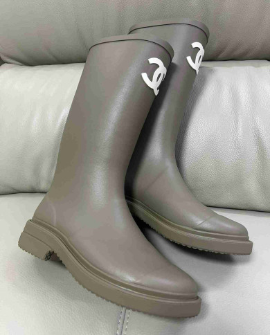 Chanel Women's Mid Calf Rain Boots